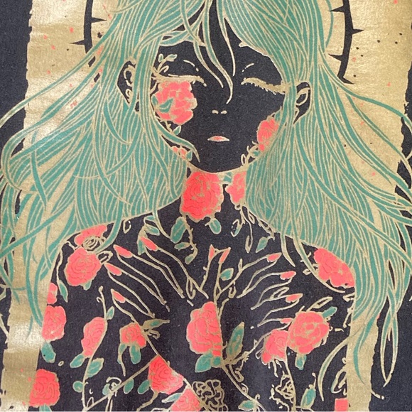 OMOCAT : Roses sweatshirt - Picture 11 of 12